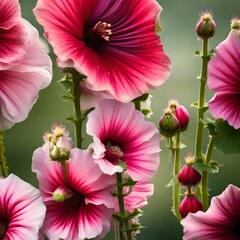 pink flowers in the garden