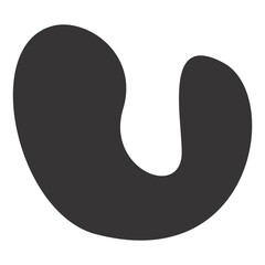 Contemporary Shapes Abnormal Shape Silhouette Blobs  Symbol Visual illustration