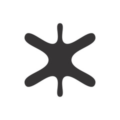 Hand drawn contemporary shapes silhutee Symbol visual illustration