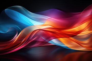 Abstract wallpaper background with colorful motion blurring design