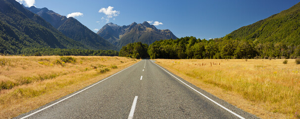 Te Anau - Milford - Highway, Nummer 94, Fiordland, Southland, Südinsel, Neuseeland