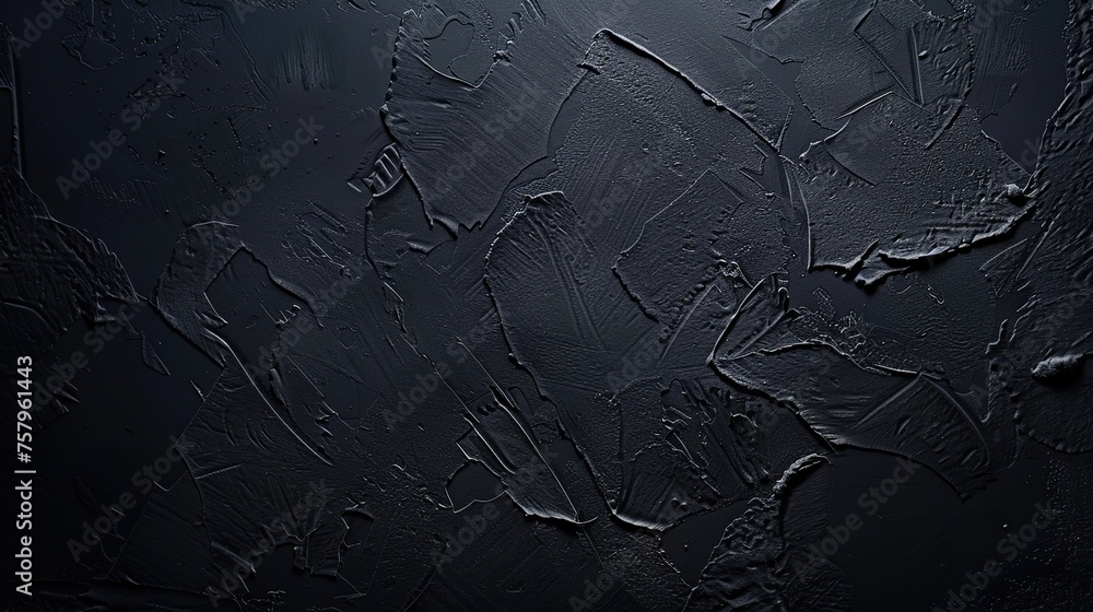 Poster a detailed textured black surface that offers a sense of depth and complexity, ideal for adding a ta
