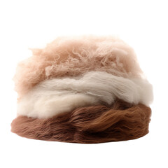  Wool on white or transparent background