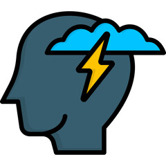 Obraz premium Brainstorming Icon