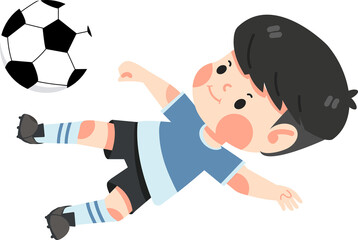  child kid boy playing football - 757967659