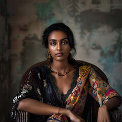 Beautiful and Stunning Businesswoman generative ai