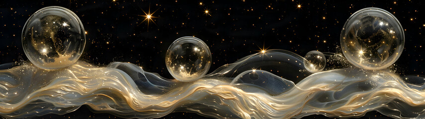 abstract bubbles & froth - obrazy, fototapety, plakaty