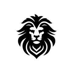 Wild Lion Vector Icon Logo Design Mascot Icon Template
