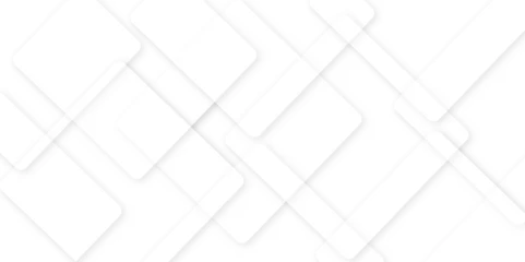Foto op Canvas Abstract modern white and gray pattern geometric luxury gradient line background random square shape design. 3d shadow effects, modern design template background. layered geometric triangle shapes. © Arte Acuático