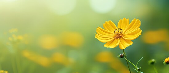 Vivid Yellow Flower Blossom Background for Stunning High Definition Wallpapers