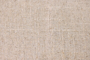 Fototapeta na wymiar brown hemp viscose natural fabric cloth, sackcloth rough texture of textile fashion abstract background