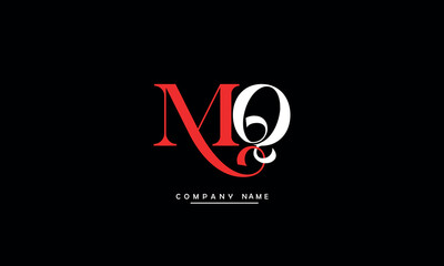 MQ, QM, M, Q Abstract Letters Logo Monogram