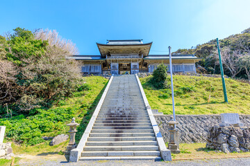 初春の田島神社　佐賀県唐津市　Tajima Shrine in early spring. Saga Pref, Karatsu City.