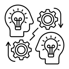 self-assessment for self-enhancement concept, observing own behavior  attitudes vector outline design, Boosting productivity abilities Symbol, business motivation Sign, Enterprise impetus stock