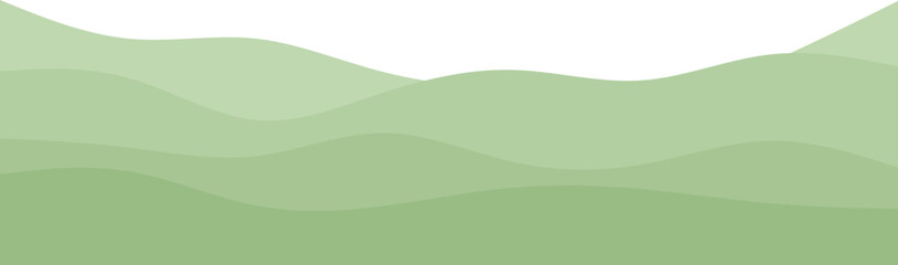 Layer Green Wave illustration Decoration