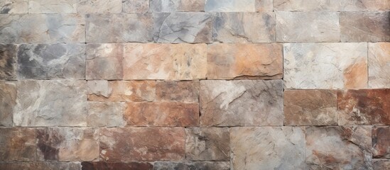 Fototapeta premium Ancient Stone Wall with Weathered Blocks Standing Tall in a Historic Setting