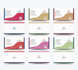 Double sided business card design, Unique business card design, Visiting card, Color variation business card design, Modern business card, Business card use  for business and personal.