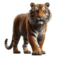 Obraz premium Roaring Tiger PNG: Dynamic Visual of the Majestic Beast - Tiger PNG, Tiger Transparent Background - Tiger PNG Image 