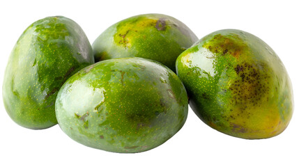 Fresh green mango, generative ai