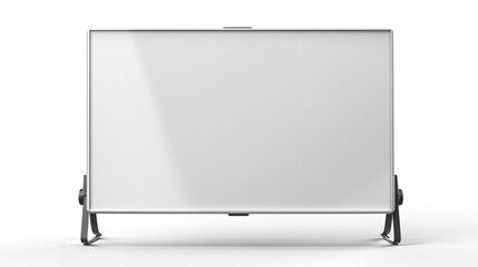 Portable Screen for Projection Isolated on White