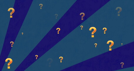 Image of question marks over national mentoring month