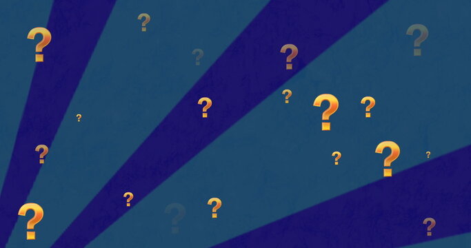 Image of question marks over national mentoring month