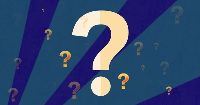 Image of question marks over national mentoring month