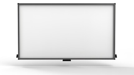 Projection Screen Isolated on White Background