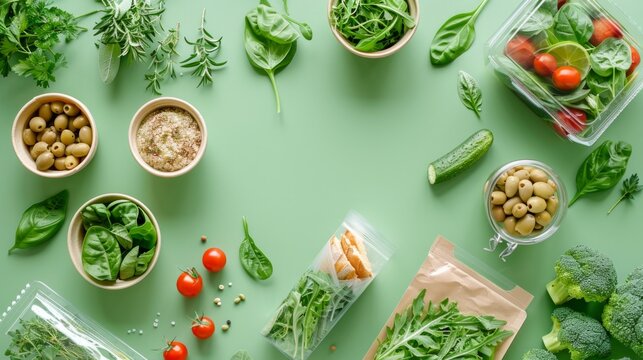 Sustainable eco-friendly packaging for food and products.