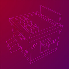 Shop market store. Small business concept.