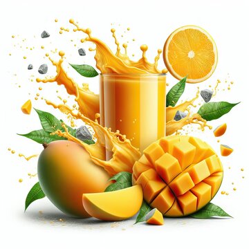 recommend clip art: mango juice splash glass | wave swirl, Glass of Juice and Splashes | Splash of yellow juice isolated, orange juice, A glass of mango juice | Fresh juice yellow mango splash,  juice, with mango slice
