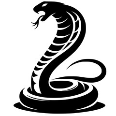 black and white snake