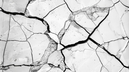 a broken tile with several visible cracks, emphasizing its weathered appearance and damaged texture. SEAMLESS PATTERN