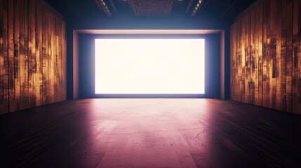 Projector Screen Background 3D Rendering 8K