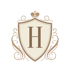 elegant monogram design template. vector