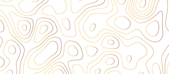 abstract golden wave paper curved reliefs background. Topography map pattern, Geographic curved, vector illustration. seamless textrue, vintage waves. Panorama view multicolor wave curve line.