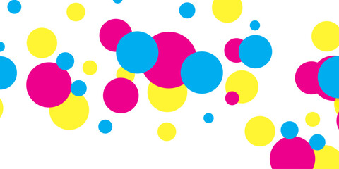 Color Rain Top Illustration. Festival Shine Card. Flying Invitation. Color Confetti Transparent Pattern. Polka Transparent Invitation background.