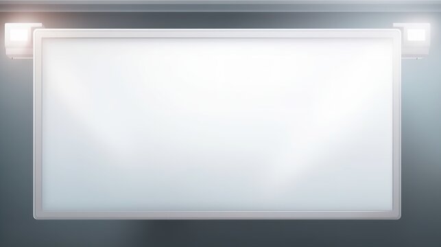 Screen Projector or White Slide Board Display