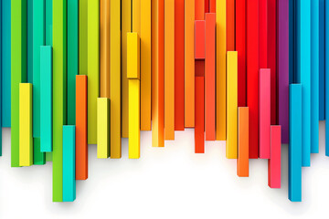 illustration of abstract colorful lines background