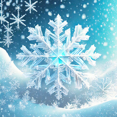 background with snowflakes