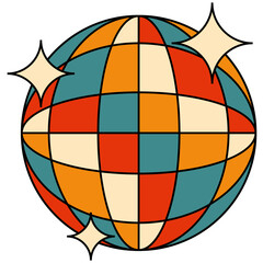 Obraz premium Retro Disco Ball