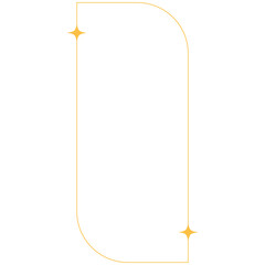 ‌Minimalist Monoline Shape