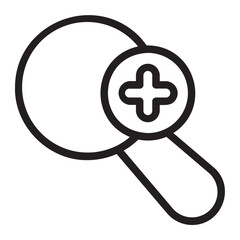 advanced search line icon