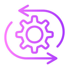 digital asset management gradient icon