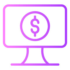 digital asset gradient icon