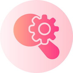 advanced search gradient icon