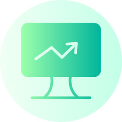 analytics gradient icon