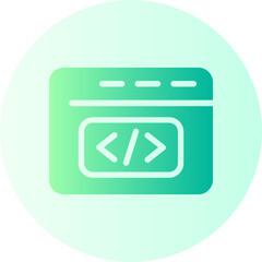 coding gradient icon