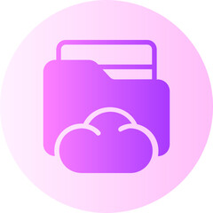 backup copy gradient icon