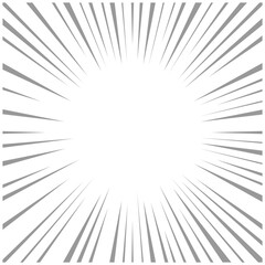 Obraz premium Speed Line Comic